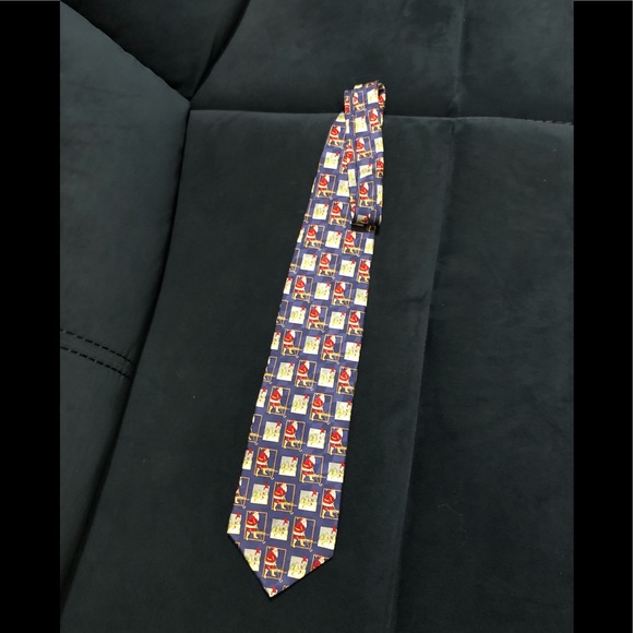 Santa Claus Holiday Edition Mens MMS necktie - Picture 2 of 6